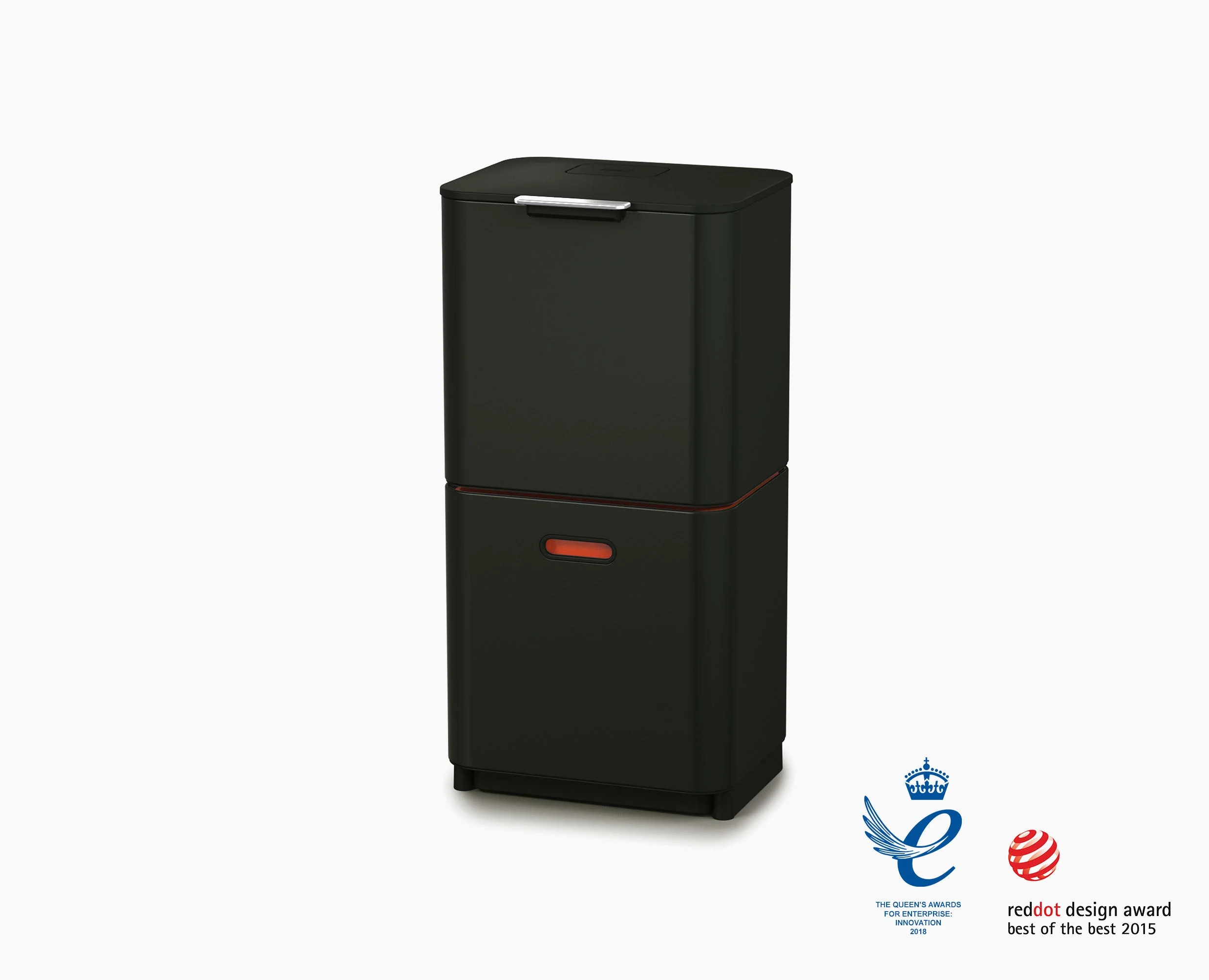 Totem Max 60L Black Waste & Recycling Bin - Image 4
