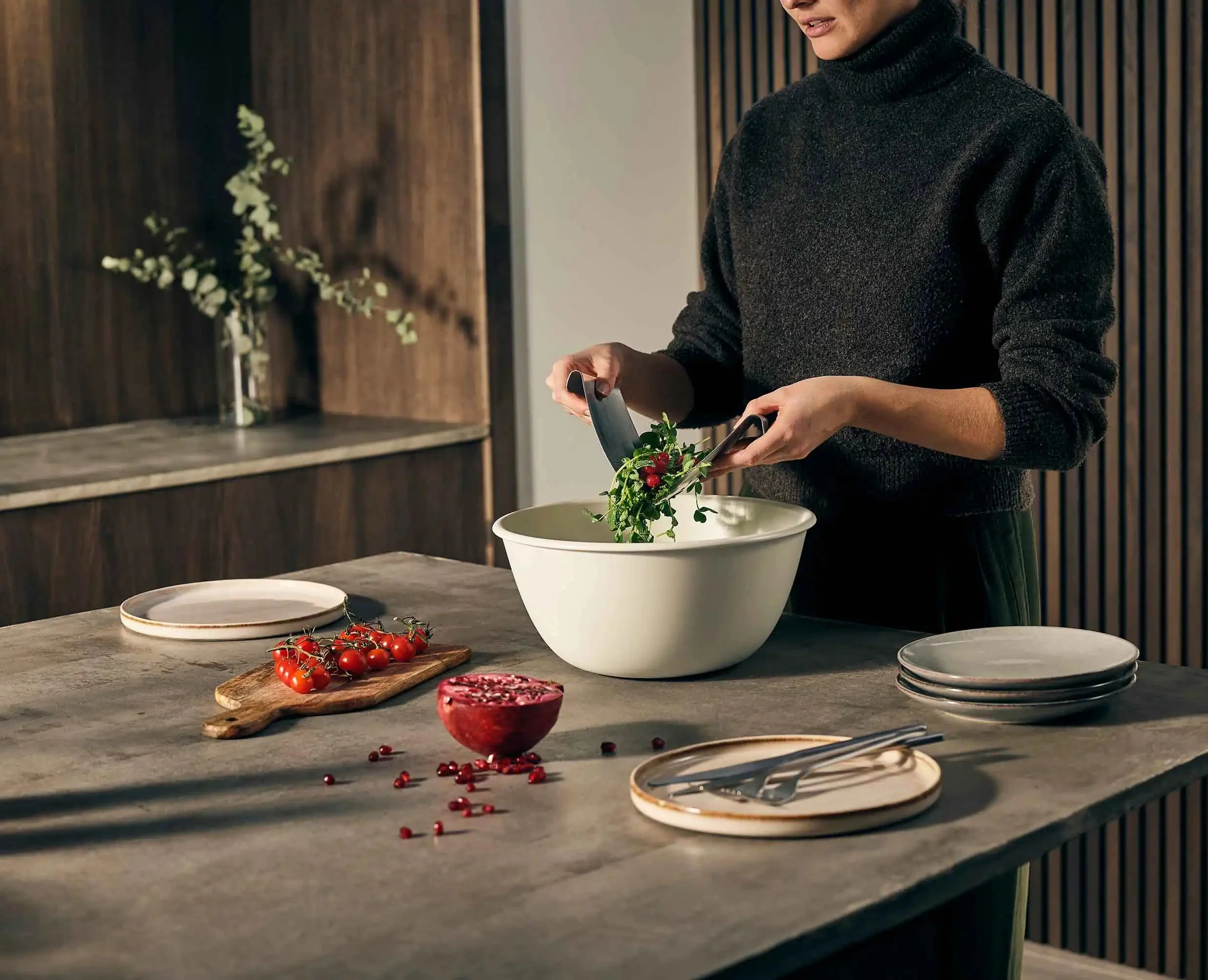 Uno™ Salad Bowl & Servers Set - Image 3